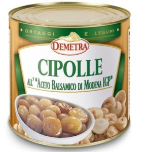 Borettano svogūnėliai balzaminiame acte, DEMETRA, 850 g / 500 g